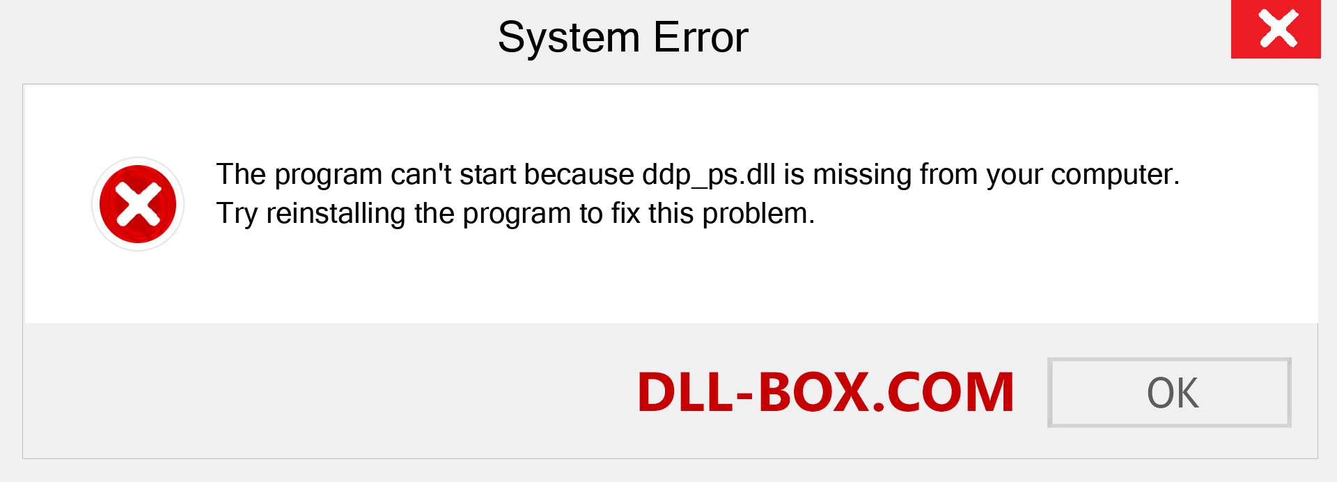  ddp_ps.dll file is missing?. Download for Windows 7, 8, 10 - Fix  ddp_ps dll Missing Error on Windows, photos, images